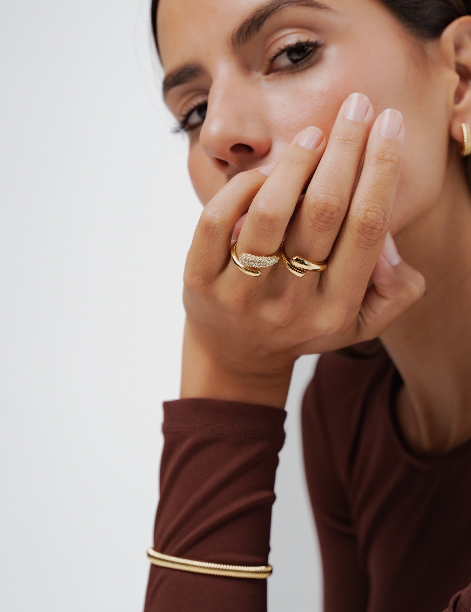 Anel Josephine Pavé