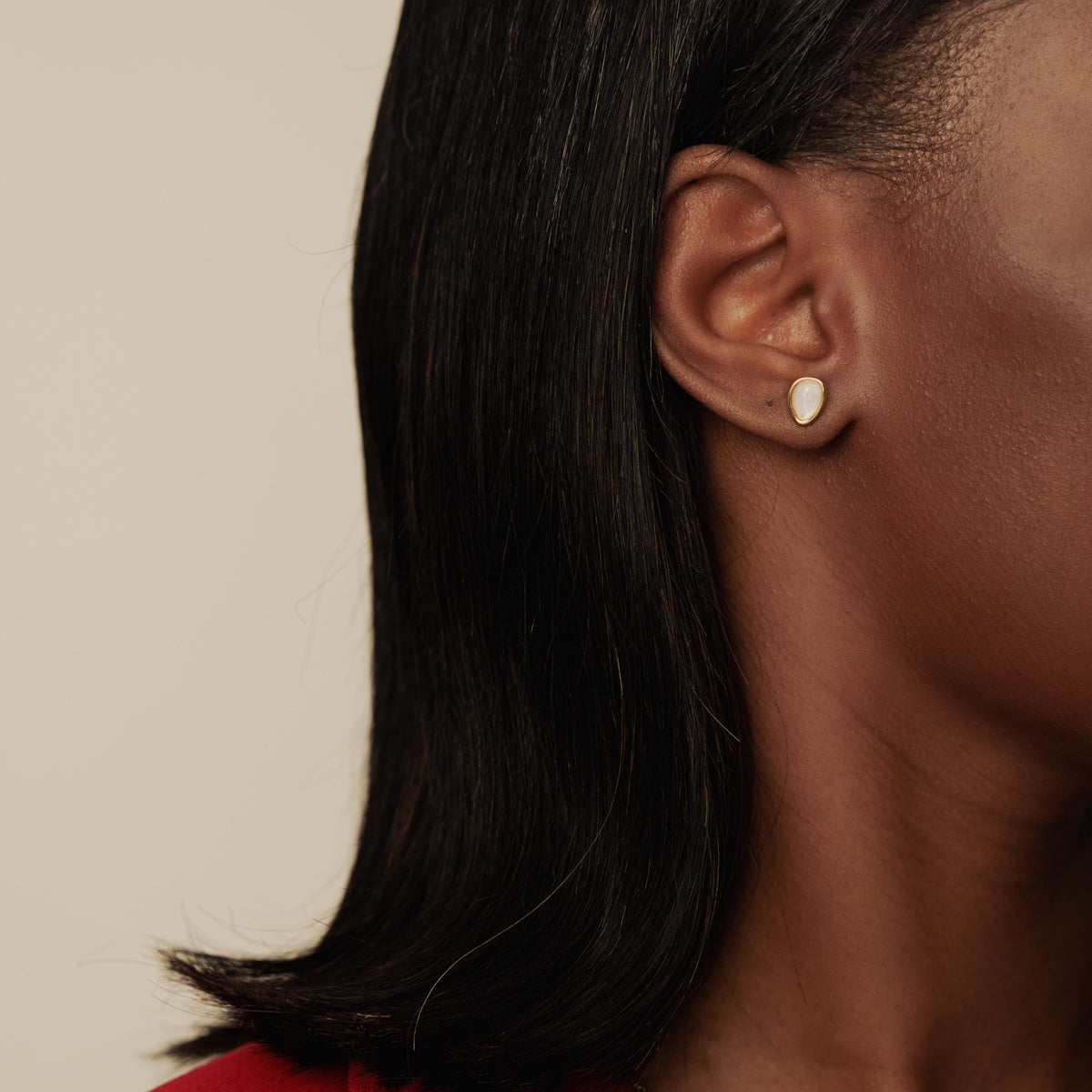 Brincos Magnolia Branca