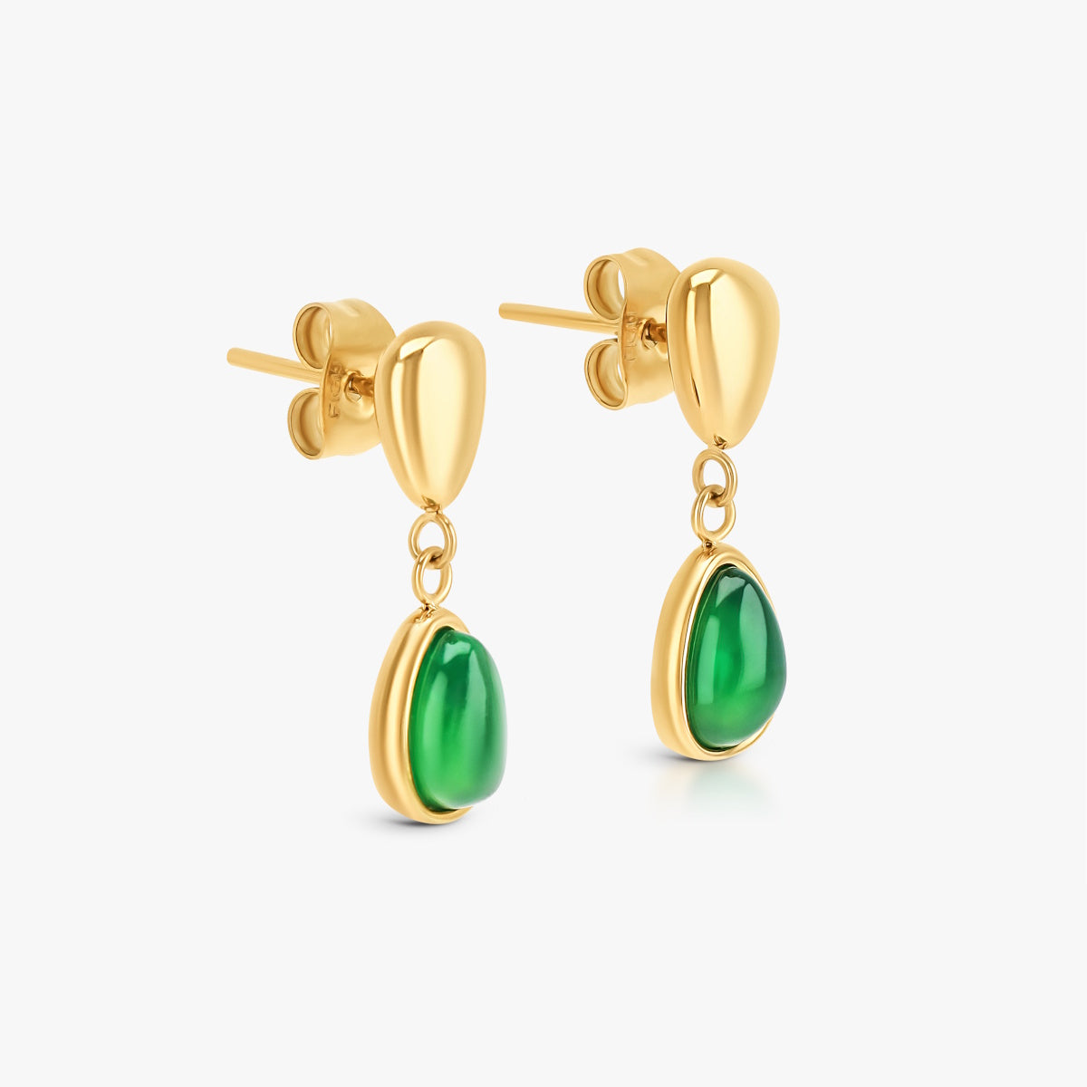 Brincos Pendente Magnolia Verde