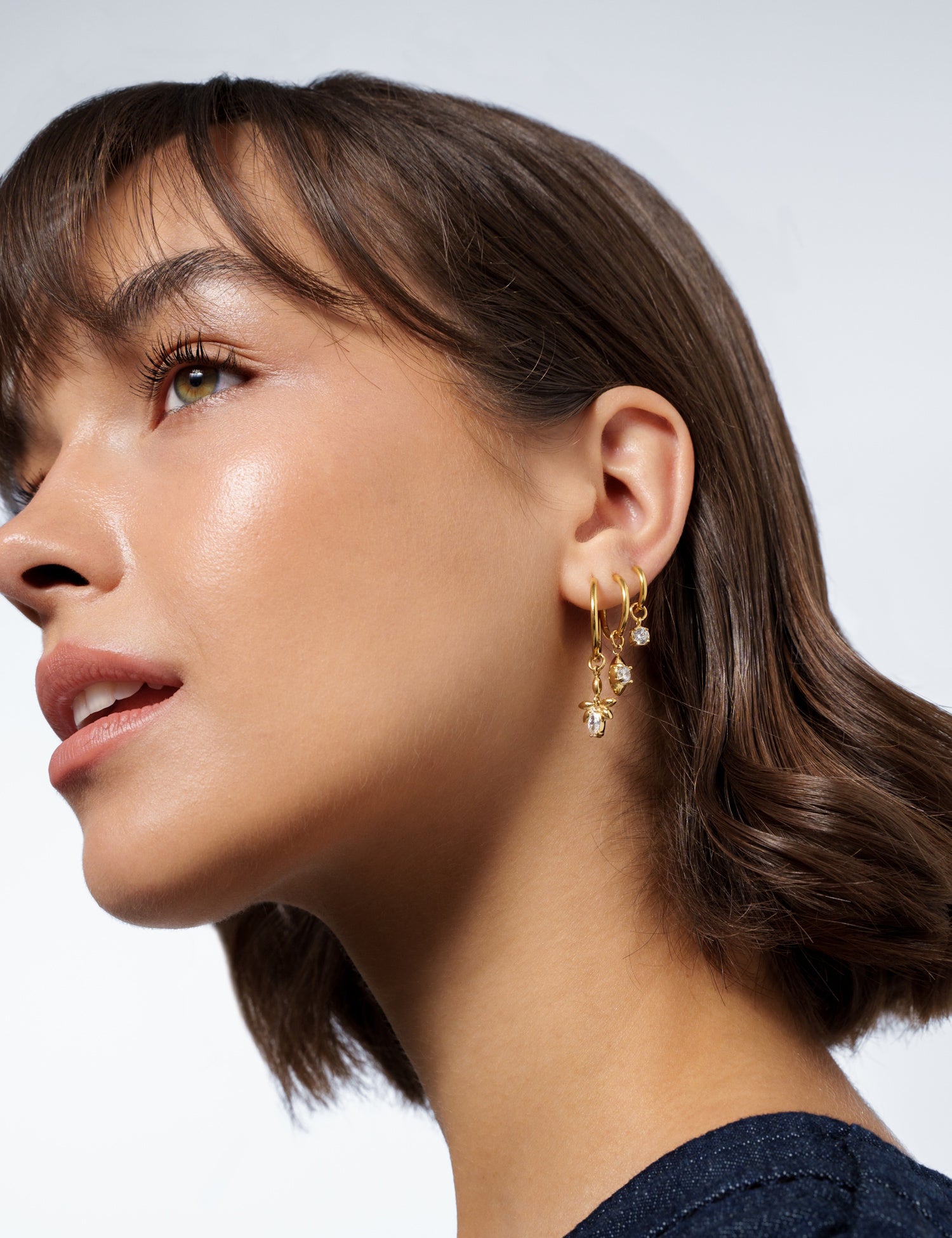 Hoop Charm Floral