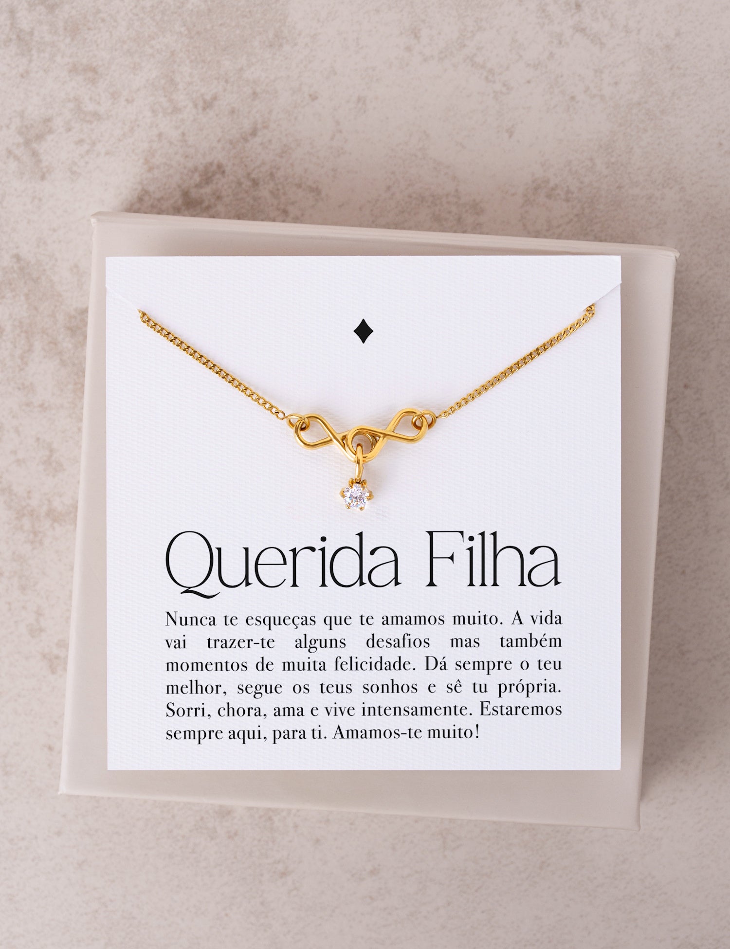 Daughter - Message Necklace