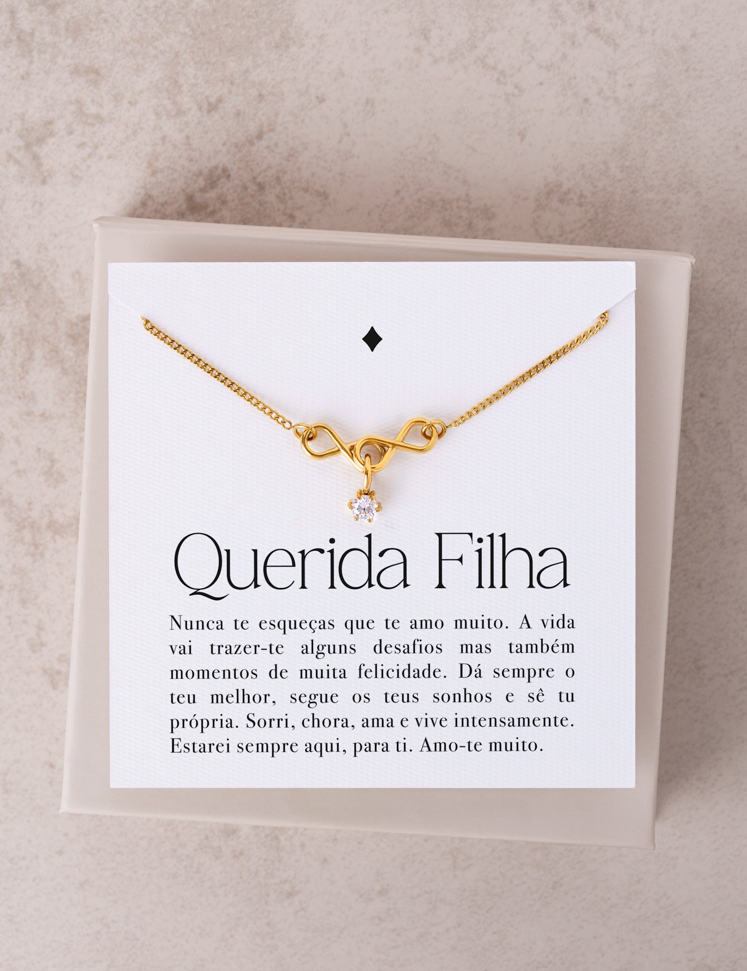 Daughter - Message Necklace