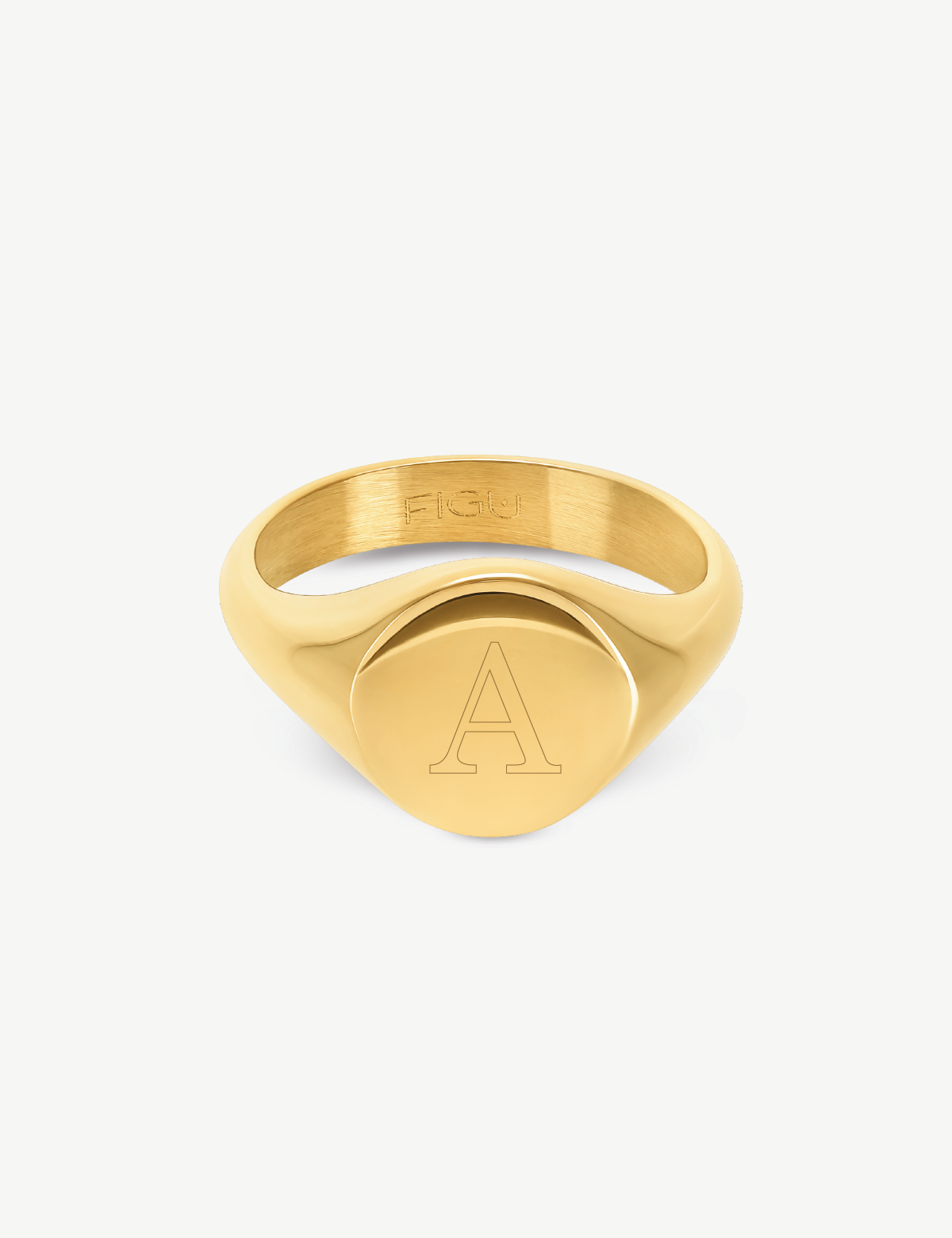 Anel Round Signet