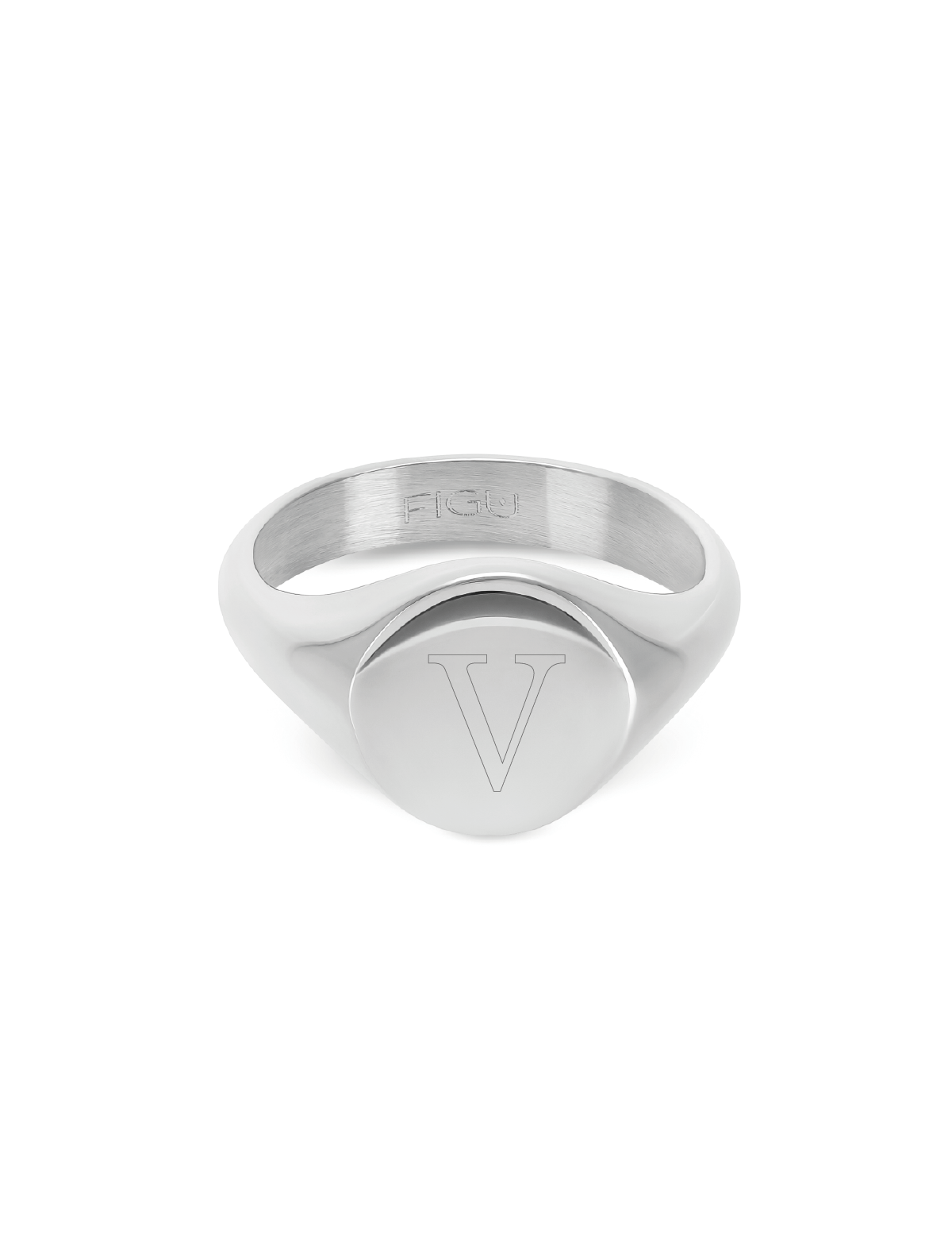 Anel Round Signet
