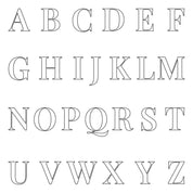 Anel Letra Personalizável