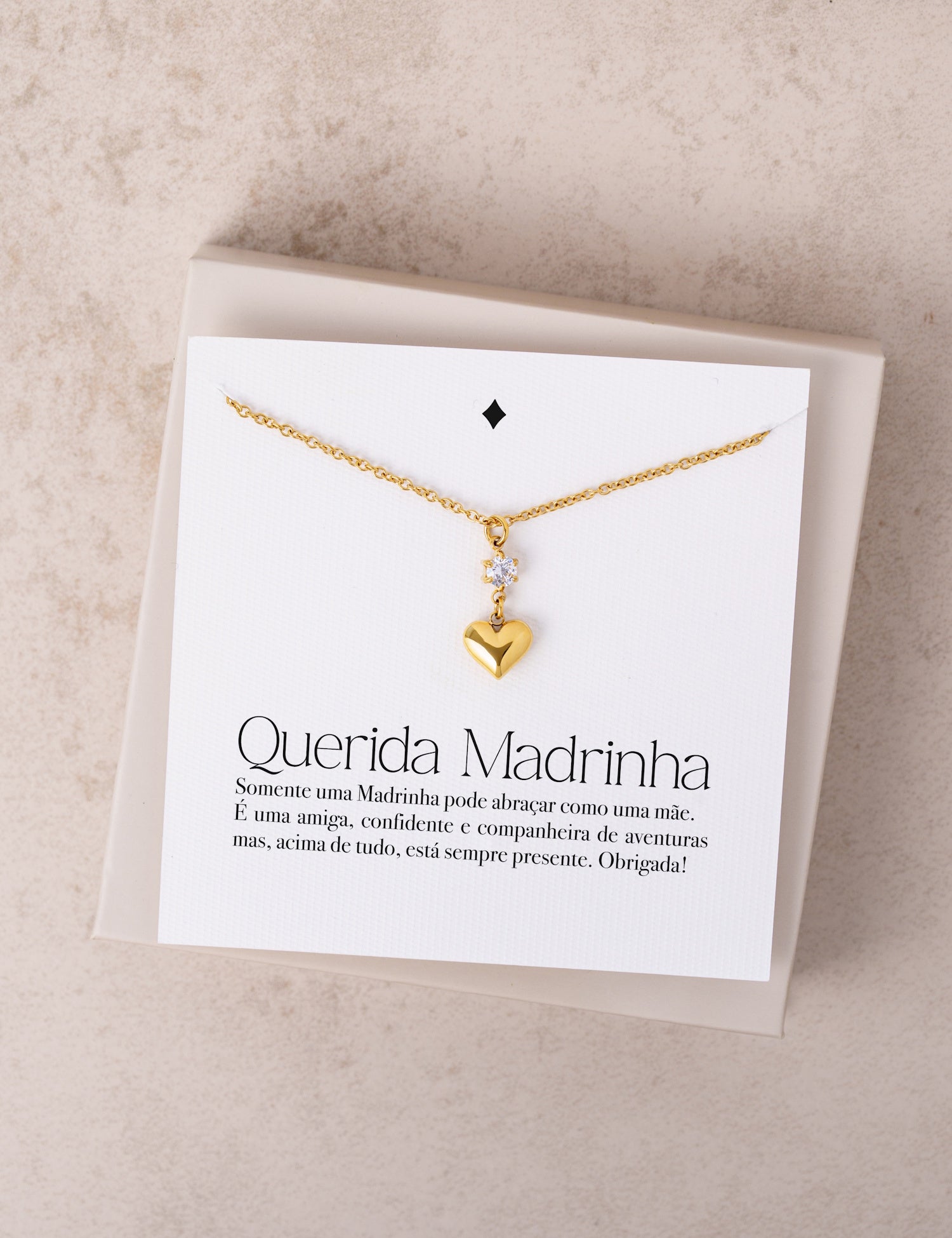 Madrinha - Colar com Mensagem