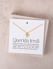 Irmã - Colar Com Mensagem