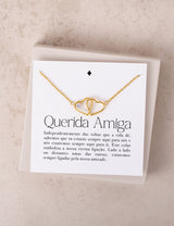 Amiga - Colar Com Mensagem