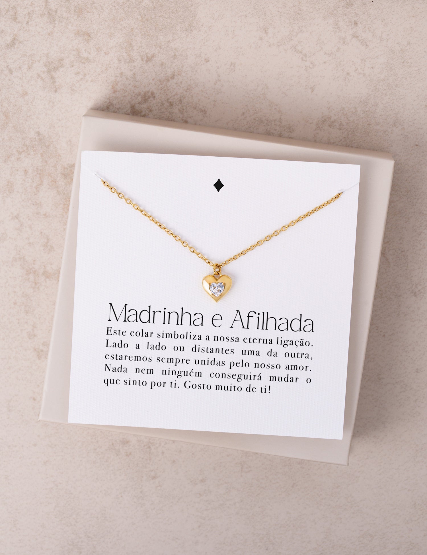 Madrinha - Colar com Mensagem