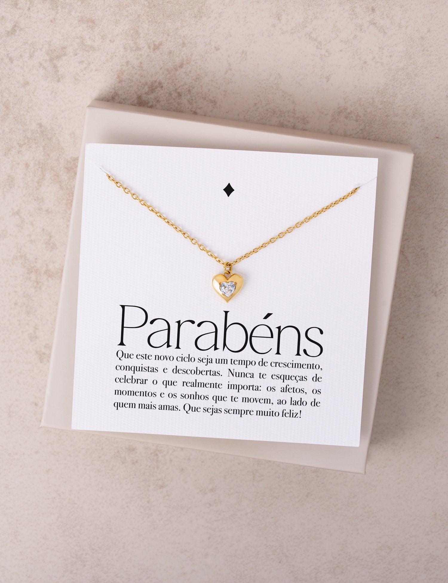 Felicidades - Collar con Mensaje