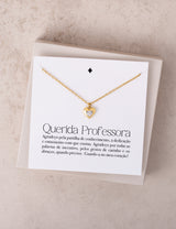 Profesora - Collar Con Mensaje