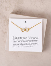 Madrinha - Colar com Mensagem