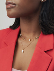 Colar Magnolia Branca