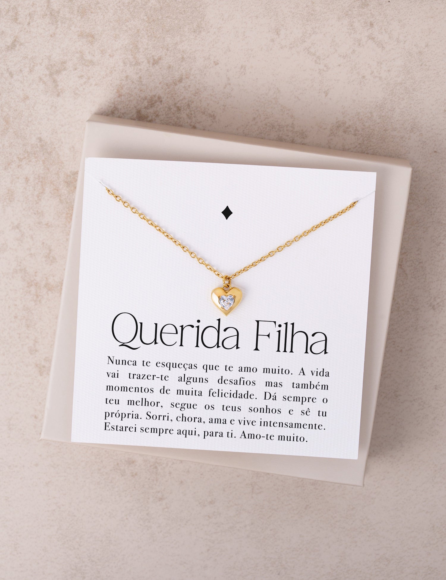 Filha - Colar com Mensagem