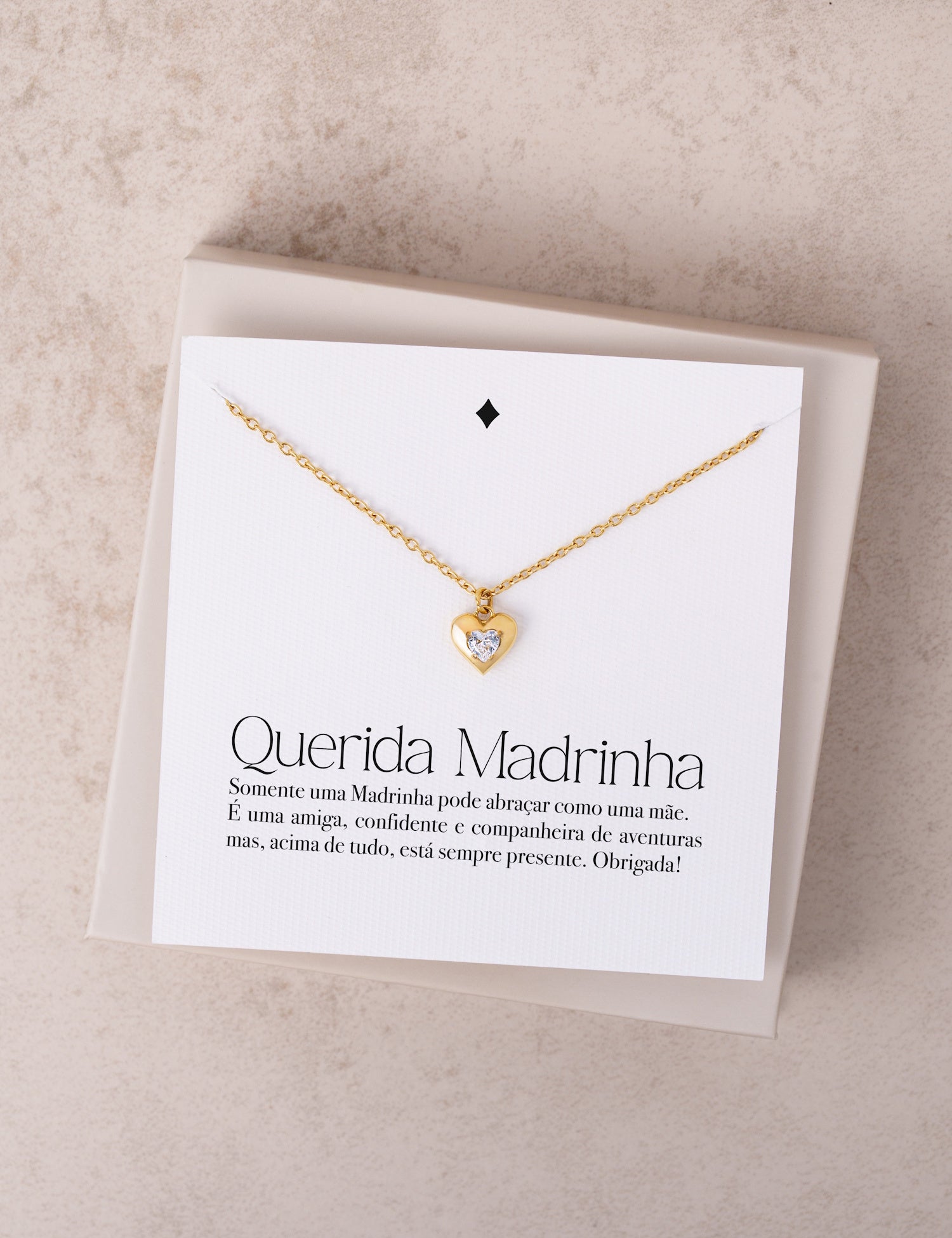 Madrinha - Colar com Mensagem