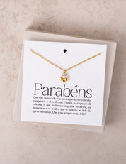 Felicidades - Collar con Mensaje