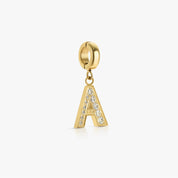 Click Charm Letra Pavé