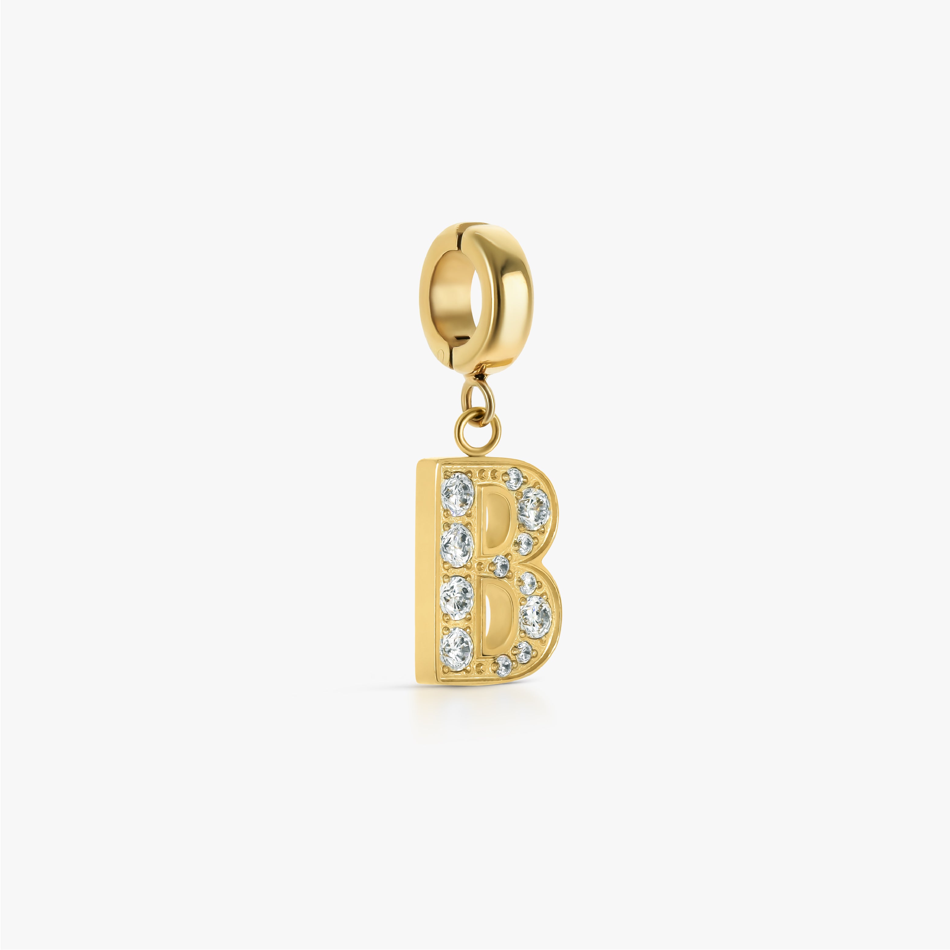 Click Charm Letra Pavé
