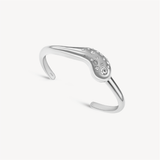 Pulsera con gota de pavé
