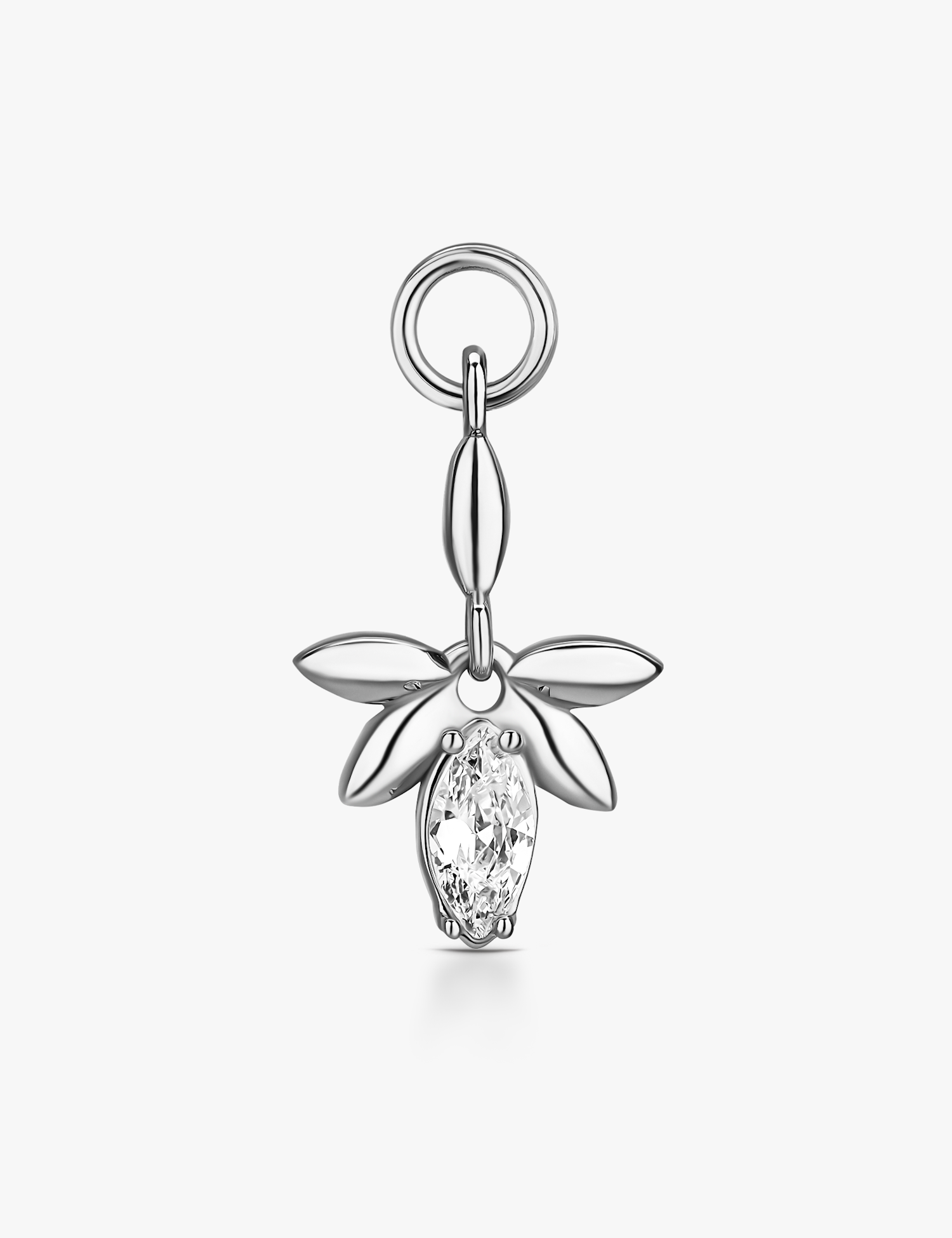 Hoop Charm Floral
