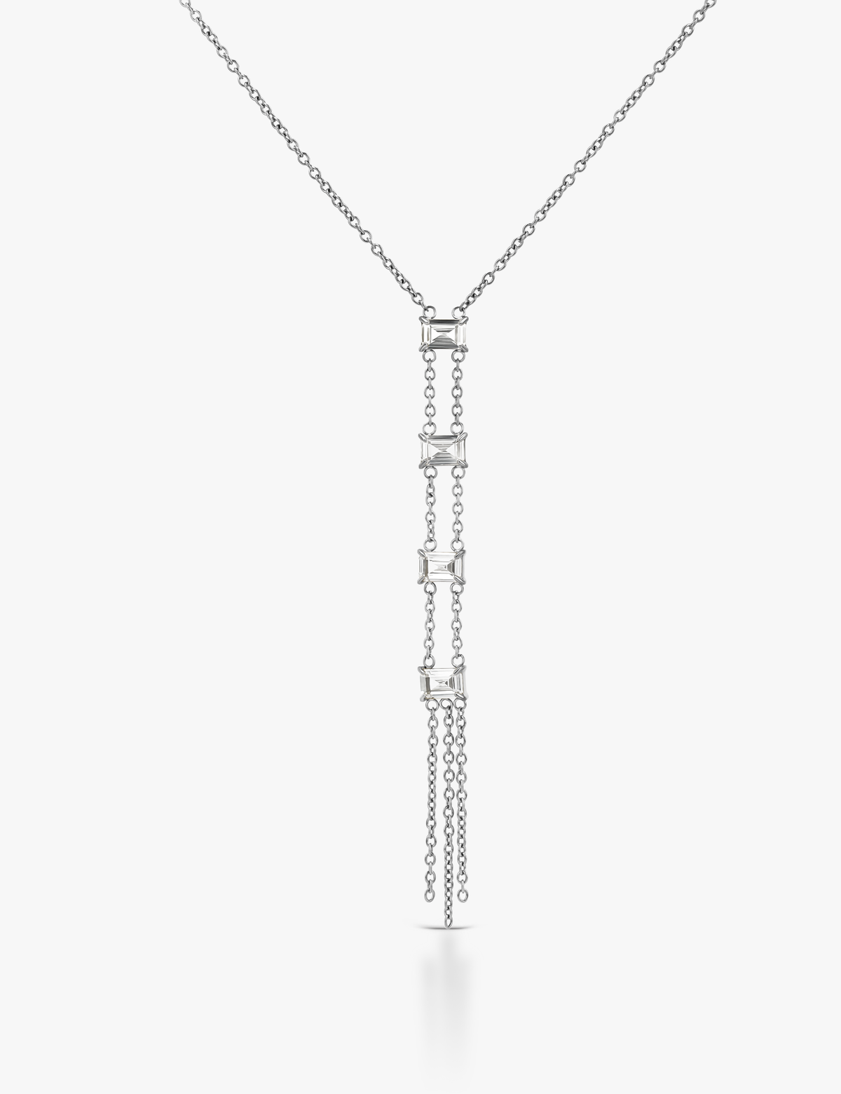 Collar vertical de cristal
