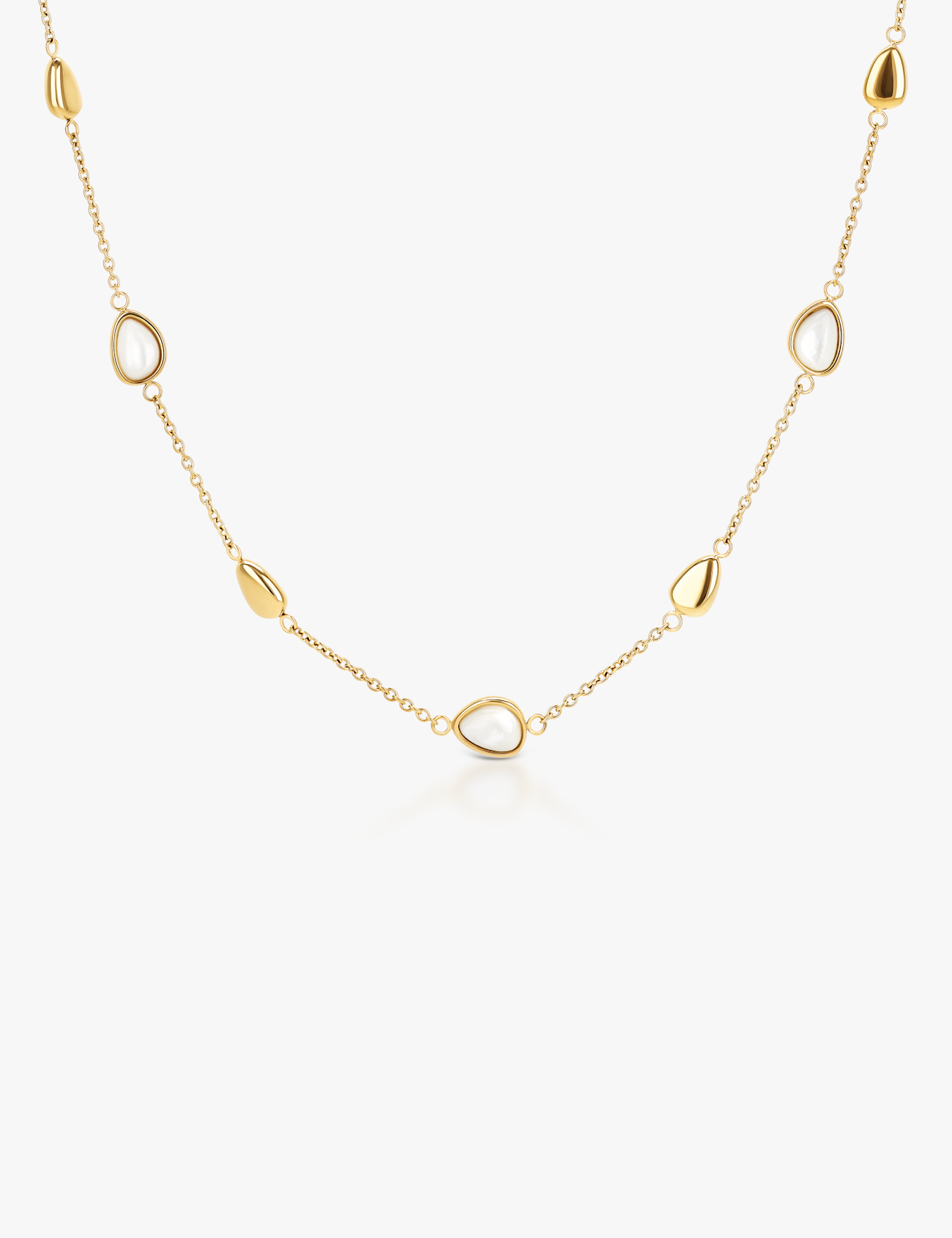 Colar Magnolia Branca