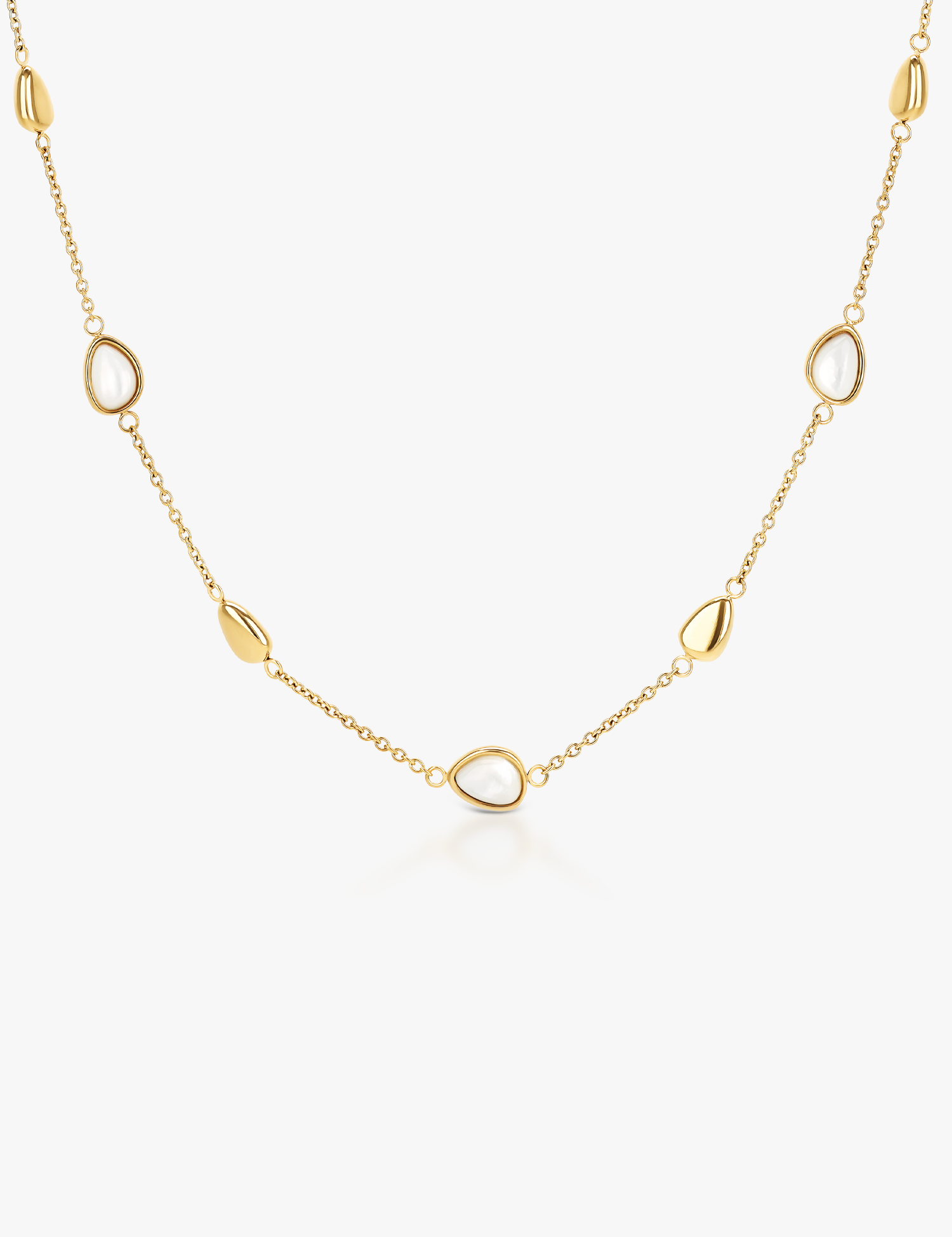 Collar de magnolia blanca