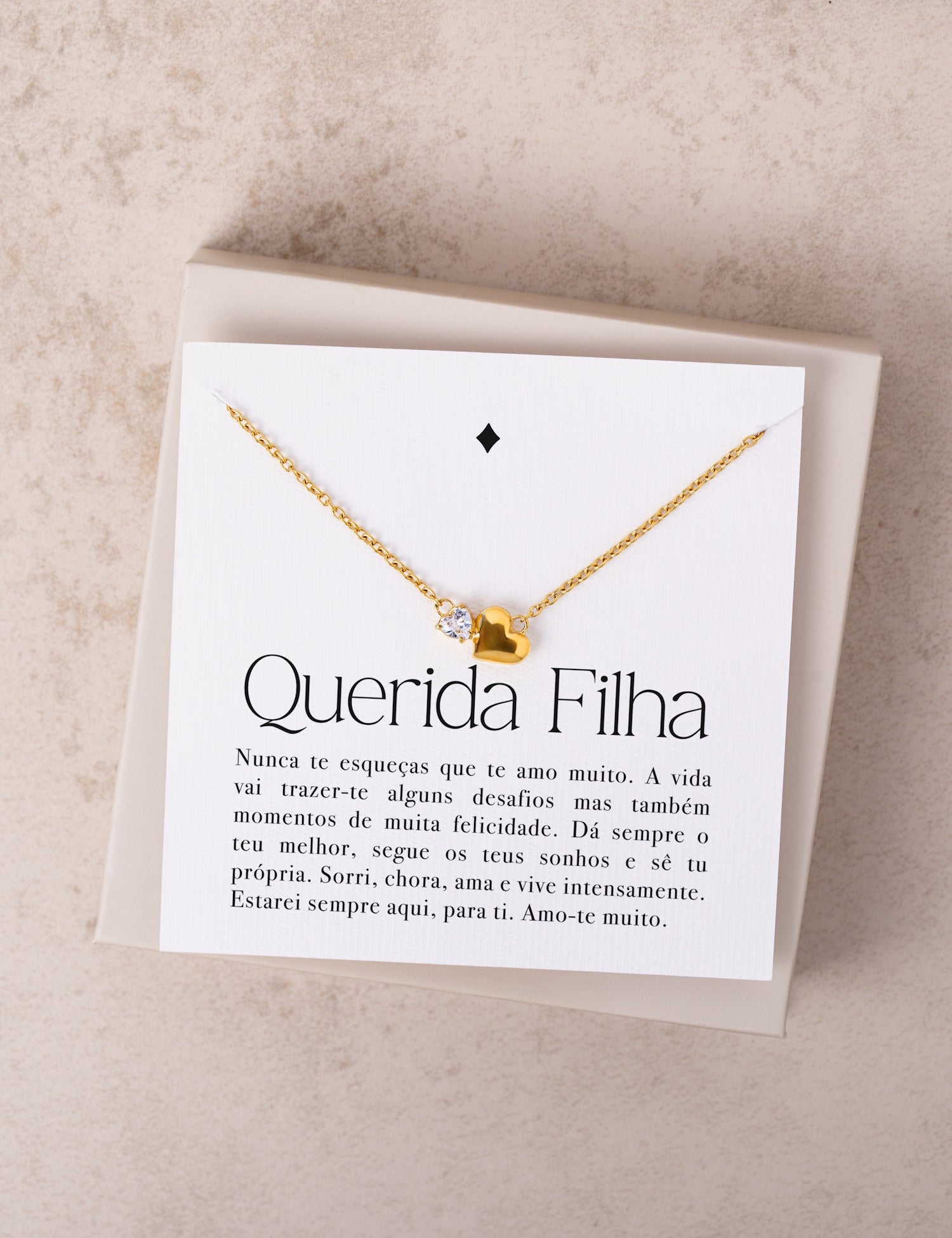 Filha - Colar com Mensagem