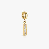 Click Charm Letter Pavé