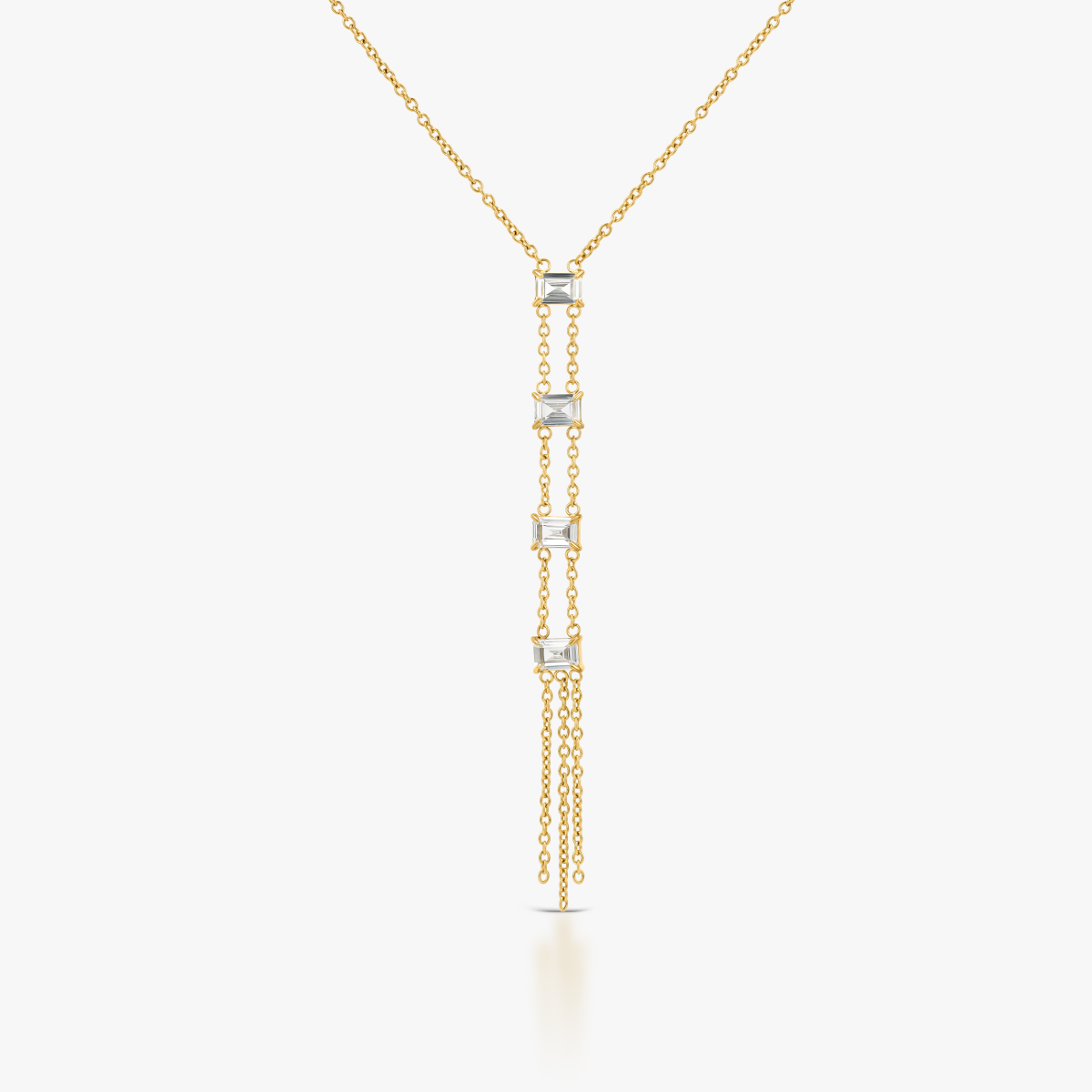 Vertical Crystal necklace