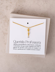 Profesora - Collar Con Mensaje