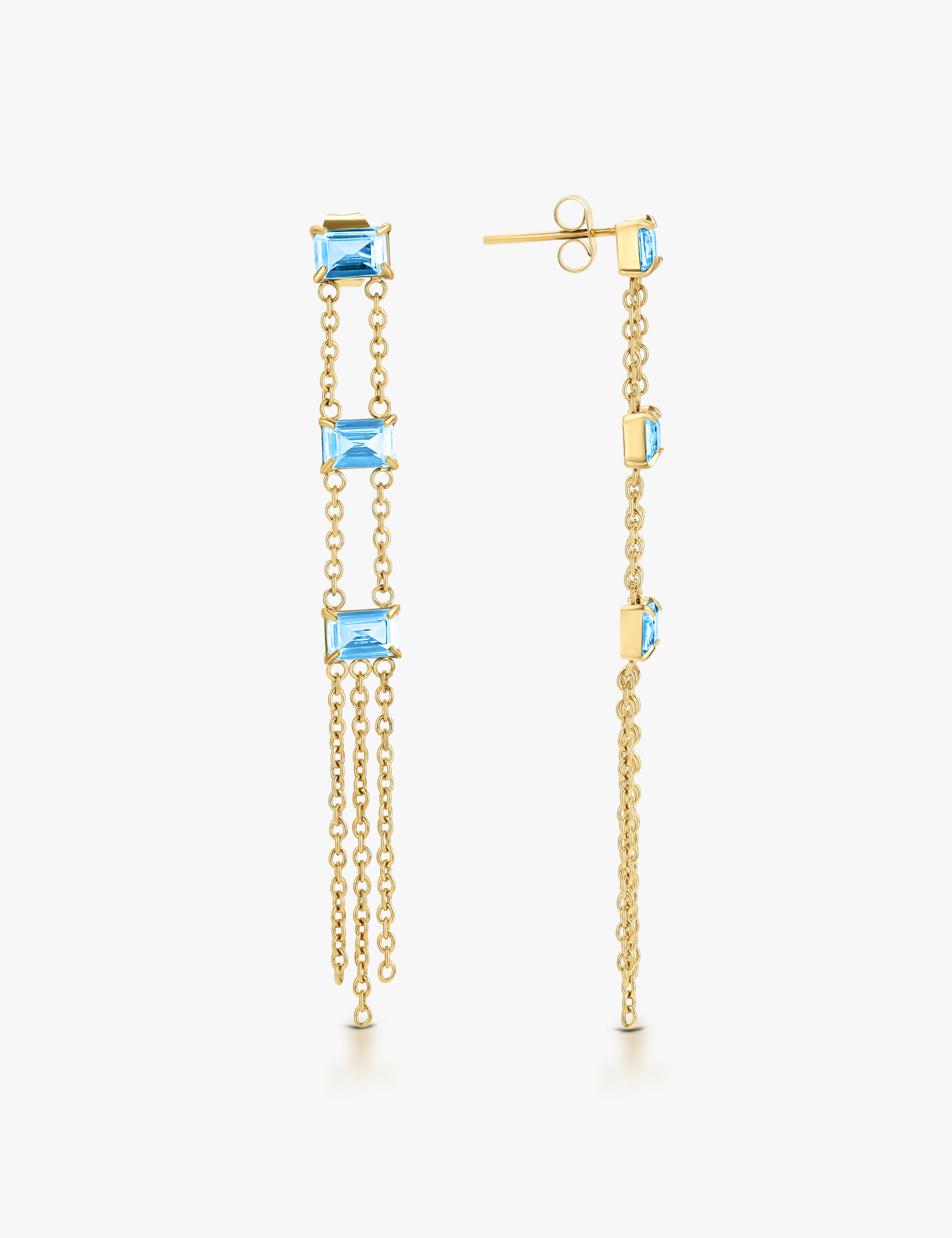 Brincos Crystal Vertical