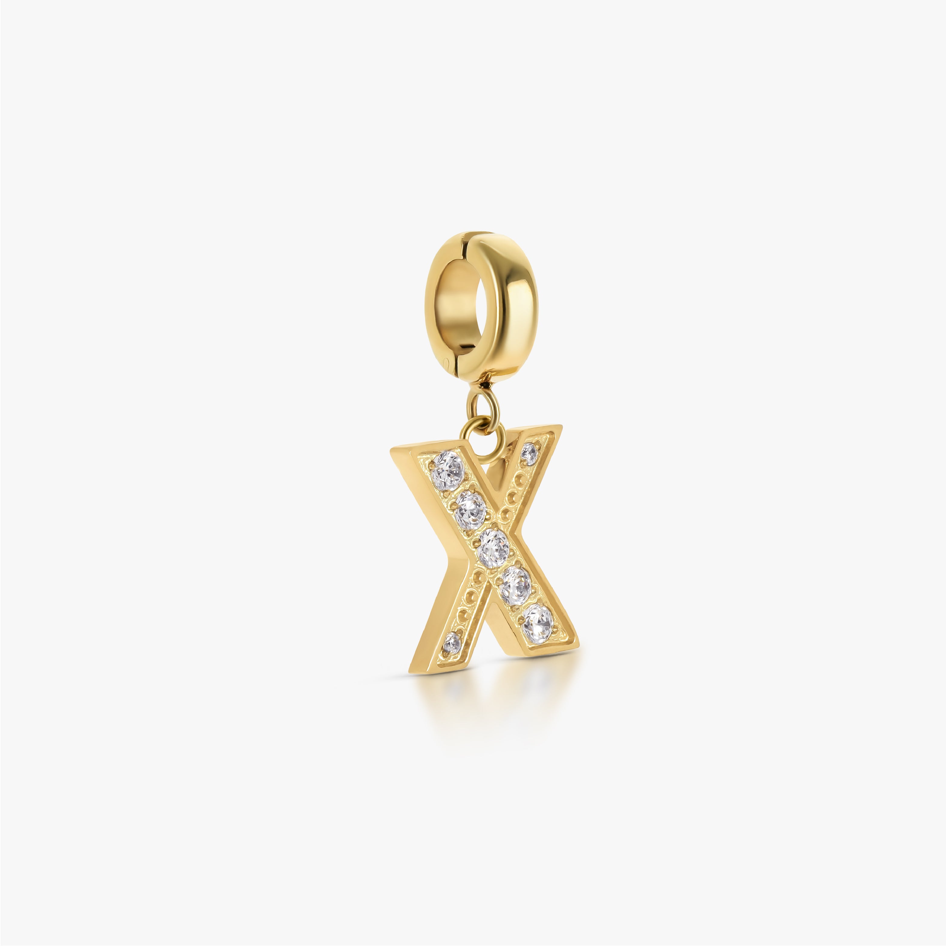 Click Charm Letra Pavé