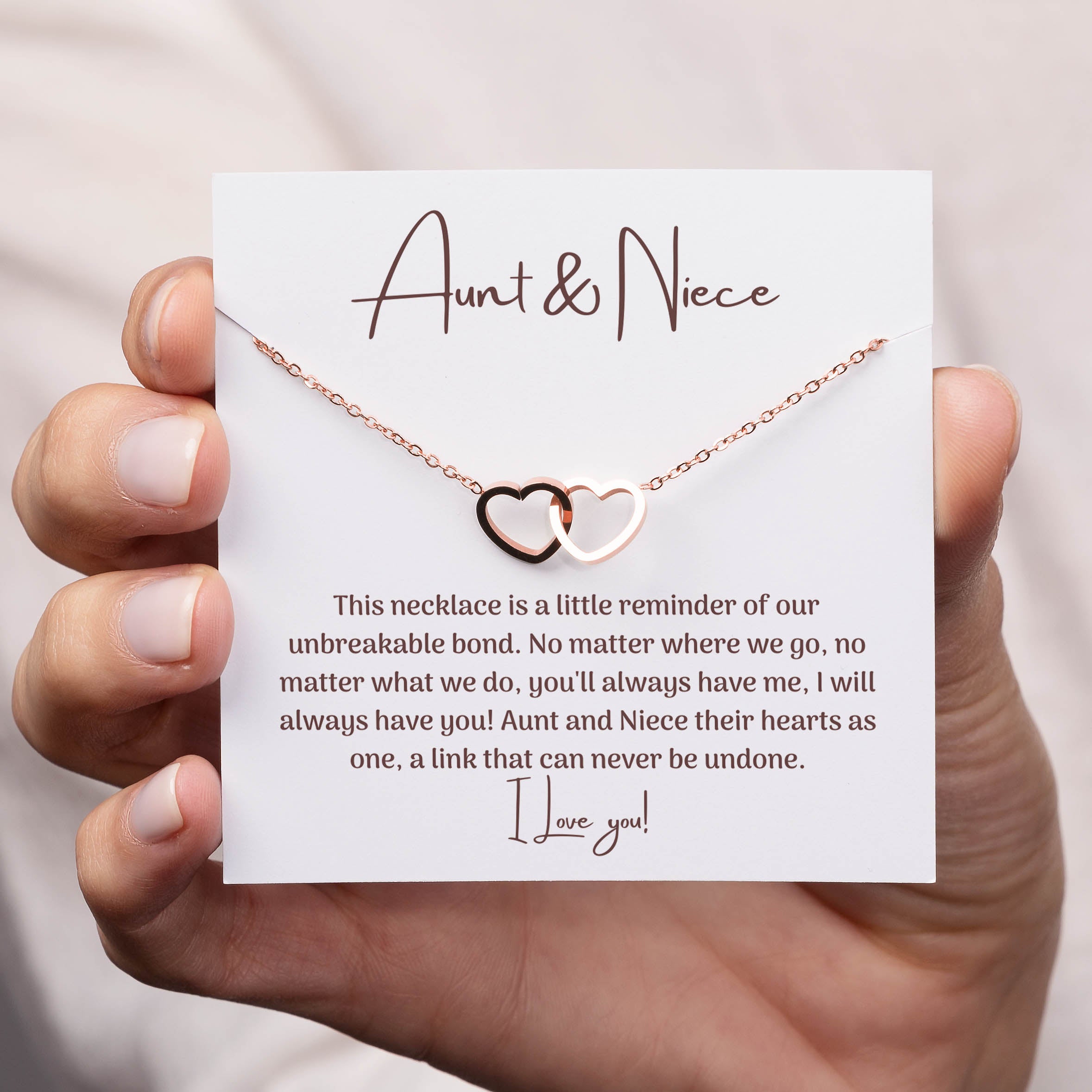 Vínculo inquebrantable - Collar de dos corazones