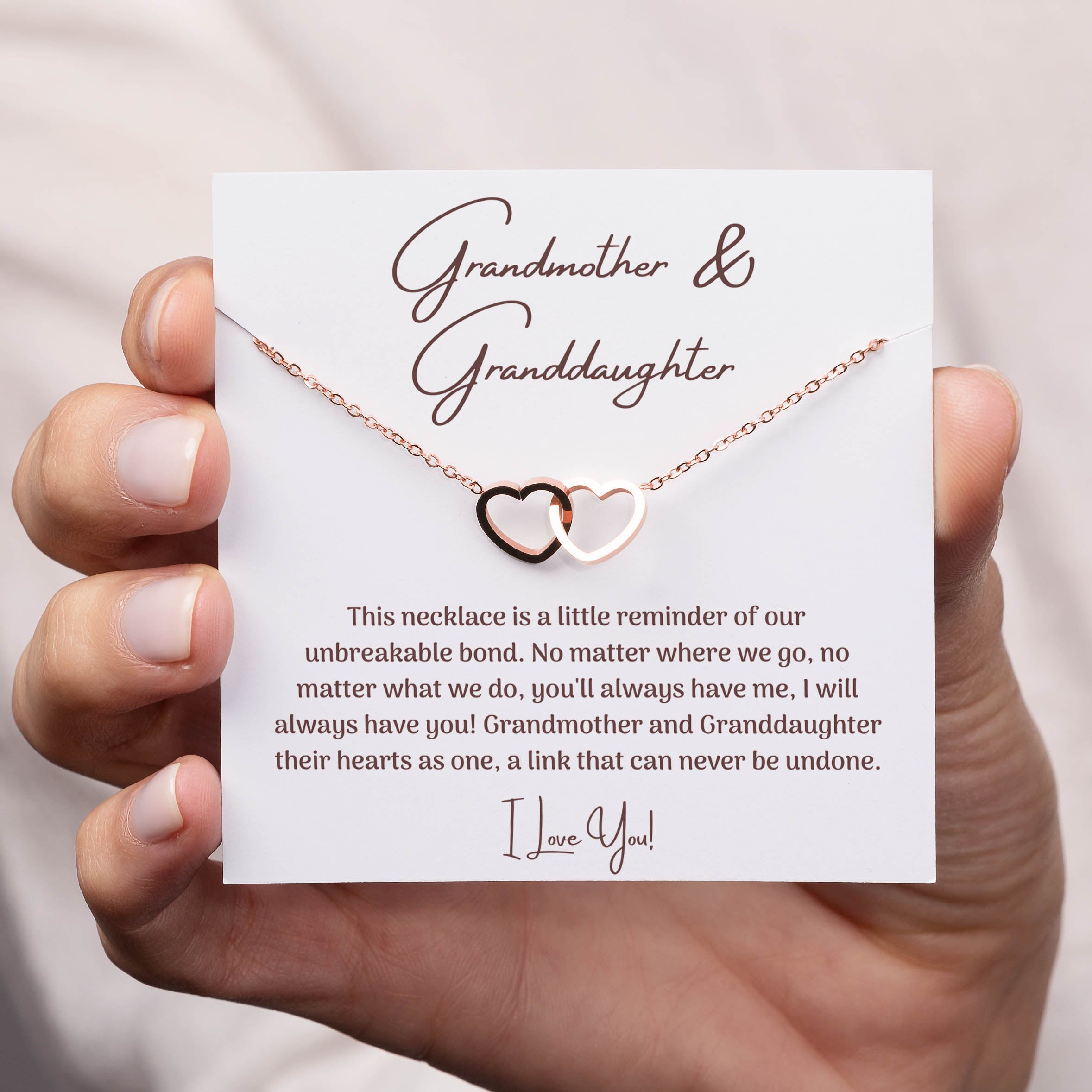 Vínculo inquebrantable - Collar de dos corazones