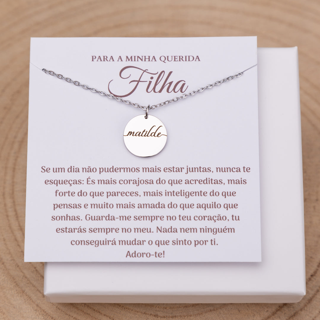 Para a Minha Filha - Nome Personalizado