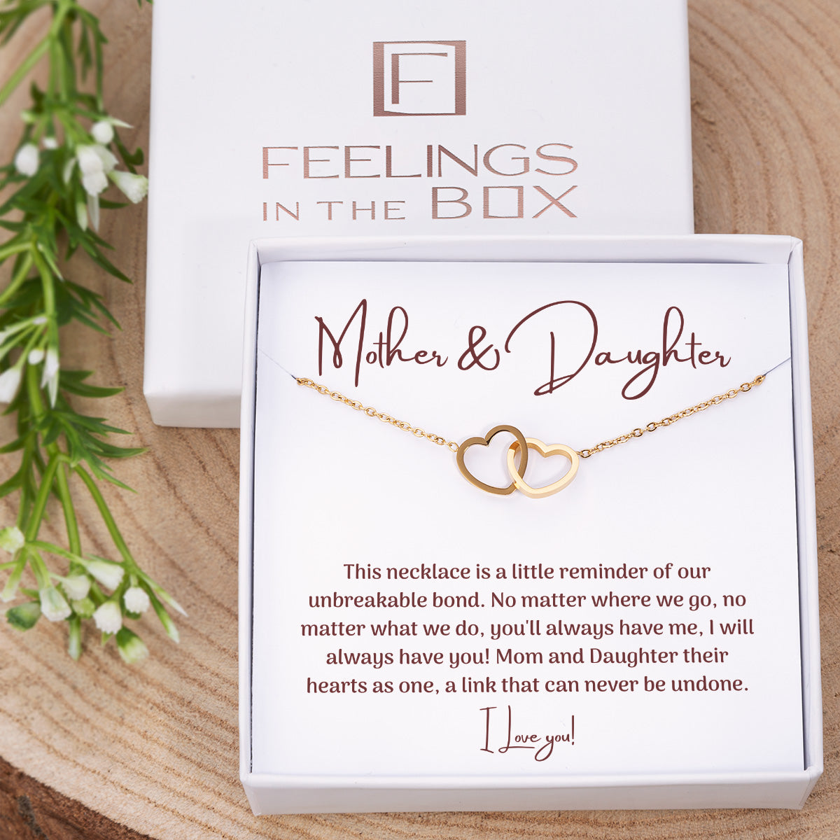 Vínculo inquebrantable - Collar de dos corazones